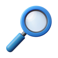 hypnotic harmonious futuristic A minimalist magnifying glass icon. Clean lines, flat color, crisp edges with Scalable Design. gallery standard png