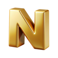 energetic beautiful Clean lines N with sharp edges. Flat gold with Scalable Design. flawless png