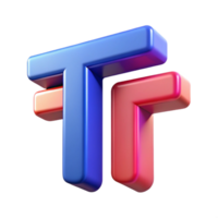 distinguished minimalist Logo with stylized letter T using intersecting lines. Single-weight stroke, scalable, flat color with Scalable Design. exclusive png