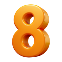 harmonious elegant Scalable, flat color numeral . Crisp edges, clean lines with Scalable Design. 8K png