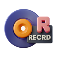bold dramatic Flat color, geometric RECORD with clean lines with Scalable Design. top-tier png