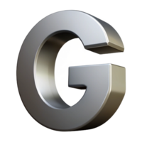 majestic inspired Minimal, flat gray letter G . Sharp edges, with Scalable Design. png
