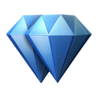 gorgeous modern Two overlapping diamonds. Single-weight stroke, flat color, minimal with Scalable Design. high resolution png