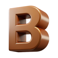 notable traditional Sharp edges, symmetrical B with a flat brown color with Scalable Design. genuine png