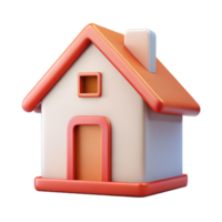 magnificent retro House icon representing real estate or home. Symmetrical design, single-weight stroke, flat color with Scalable Design. handcrafted png