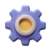 radiant intense minimalist Gear badge with six cogs. Symmetrical, single-weight stroke, flat color with Scalable Design. premium png
