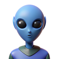 pristine modern A stylized alien with a large, oval head. Clean lines, flat color. with Scalable Design. refined png