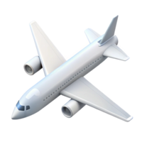 intense majestic Isometric airplane, flat white color, crisp edges, symmetrical with Scalable Design. elite png
