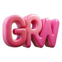 mesmerizing geometric Minimal, sharp edges GROW with a flat pink color with Scalable Design. detailed png