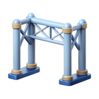 stunning signature Clean line illustration of a bridge support. Symmetrical, with Scalable Design. png