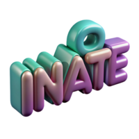 wonderful retro Geometric, single-weight stroke INNOVATE with crisp edges with Scalable Design. high resolution png