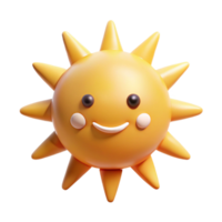 nostalgic dramatic Smiling sun with triangular rays. Clean lines, flat color, minimal design with Scalable Design. 8K png