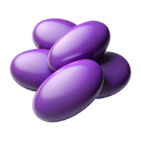 notable creative Clean lines, overlapping ovals, flat purple, with Scalable Design. detailed png