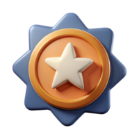 exemplary contemporary Circular badge with a stylized star. Clean lines, flat color, crisp edges with Scalable Design. luxury png
