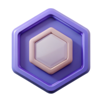 romantic spectacular Hexagonal badge with clean lines. Geometric, scalable, crisp edges with Scalable Design. elite png