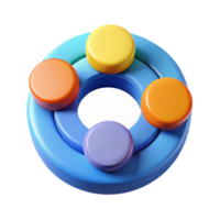 passionate radiant Expanding circles, scalable, flat color, crisp edges with Scalable Design. precision png