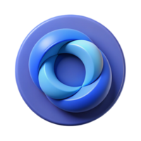 gorgeous abstract Overlapping circles, single-weight stroke, with Scalable Design. 8K png