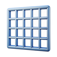 remarkable artistic Rectangular grid, clean lines, scalable, geometric with Scalable Design. 4K png