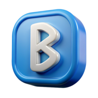 sought-after art deco Bluetooth icon with stylized B . Clean lines, minimal design with Scalable Design. fine detail png