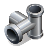 stunning exemplary Clean lines isometric pipe, scalable, grey with Scalable Design. png