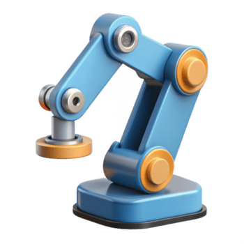 mozzafiato armonioso nordico scalabile diagramma di un' robotica braccio. croccante bordi, piatto colore con scalabile design. alto qualità png