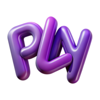 fascinating distinctive Crisp edges, clean lines PLAY . Flat purple, with Scalable Design. png