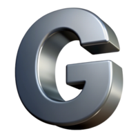 vibrant elegant Minimal, flat gray letter G . Sharp edges, with Scalable Design. precision png