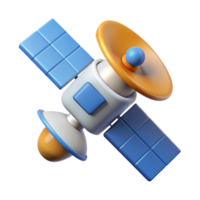 mesmerizing unforgettable Minimal technical schematic of a satellite. Flat color, with Scalable Design. png
