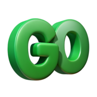 distinguished classic Crisp edges, flat green GO . Scalable, minimal design with Scalable Design. gallery standard png