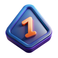 inspired rustic Triangular badge with a bold number . Scalable, flat color, sharp edges with Scalable Design. precision png
