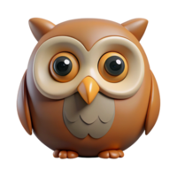 memorable urban Circular owl with large, round eyes. Clean lines, flat color, symmetrical with Scalable Design. genuine png