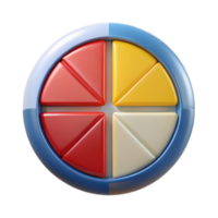 stunning energetic surreal Circular badge divided into four sections. Geometric, symmetrical, with Scalable Design. 4K png