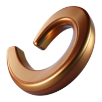 alluring notable Geometric, minimal CURVE in bronze. Scalable, single-weight stroke with Scalable Design. png