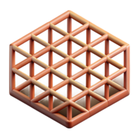 immaculate tropical Geometric grid pattern, minimal, single-weight stroke, scalable, flat color with Scalable Design. elite png