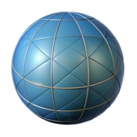 remarkable urban Geometric drawing of a sphere. Flat color, clean lines with Scalable Design. luxury png