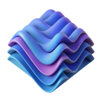 notable baroque Geometric wave pattern, flat color, clean lines, scalable, symmetrical with Scalable Design. 4K png