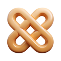 extraordinary unparalleled Geometric B with sharp edges. Flat indigo with Scalable Design. png