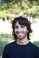 Man Smiles After Seeing A Joy Before His Eyes photo