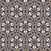 Two hexagons two triangles tessellation of batik tumpal vector
