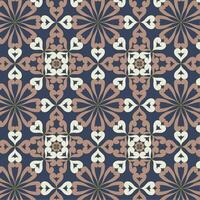 Truncated square tiling of batik tumpal vector