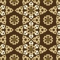 Hexagonal stripe pattern of batik tumpal vector
