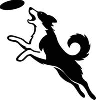 Simple Puppy Shape for Design Templates, Dog Silhouette Clip Art for Ads. vector