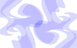 Abstract Composition of Flowing, Translucent Light Blue Shapes vector