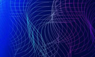 Wavy Lines Gradient Background Tech-Inspired Digital Art vector