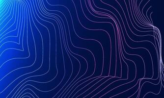 Glowing Mesh Wave Abstract Motion Lines Background vector