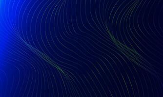 Technology Abstract Wireframe Wave Background vector