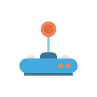 Retro Joystick Illustration, Vintage Game Controller Concept vector