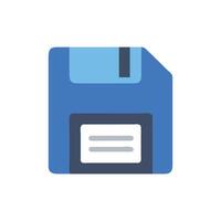 Retro Floppy Disk Icon for Save Function vector