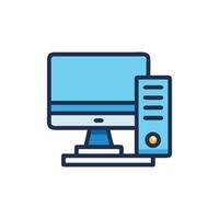 Computer Icon Desktop, PC, and Modern Technology vector