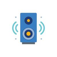 Speaker Icon with Sound Waves on White Background vector